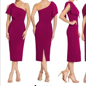 Dress the population one shoulder formal dress, worn once